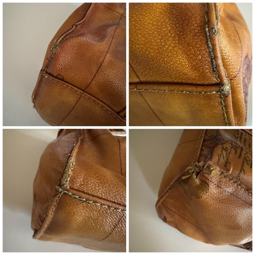 Alviero Martini shoulder tote bag in cognac