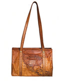 Alviero Martini shoulder tote bag in cognac