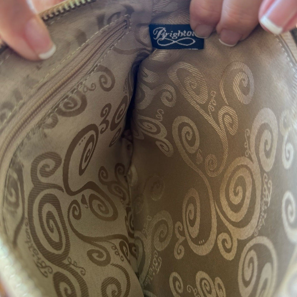 Brighton Leopard Print Crossbody Bag