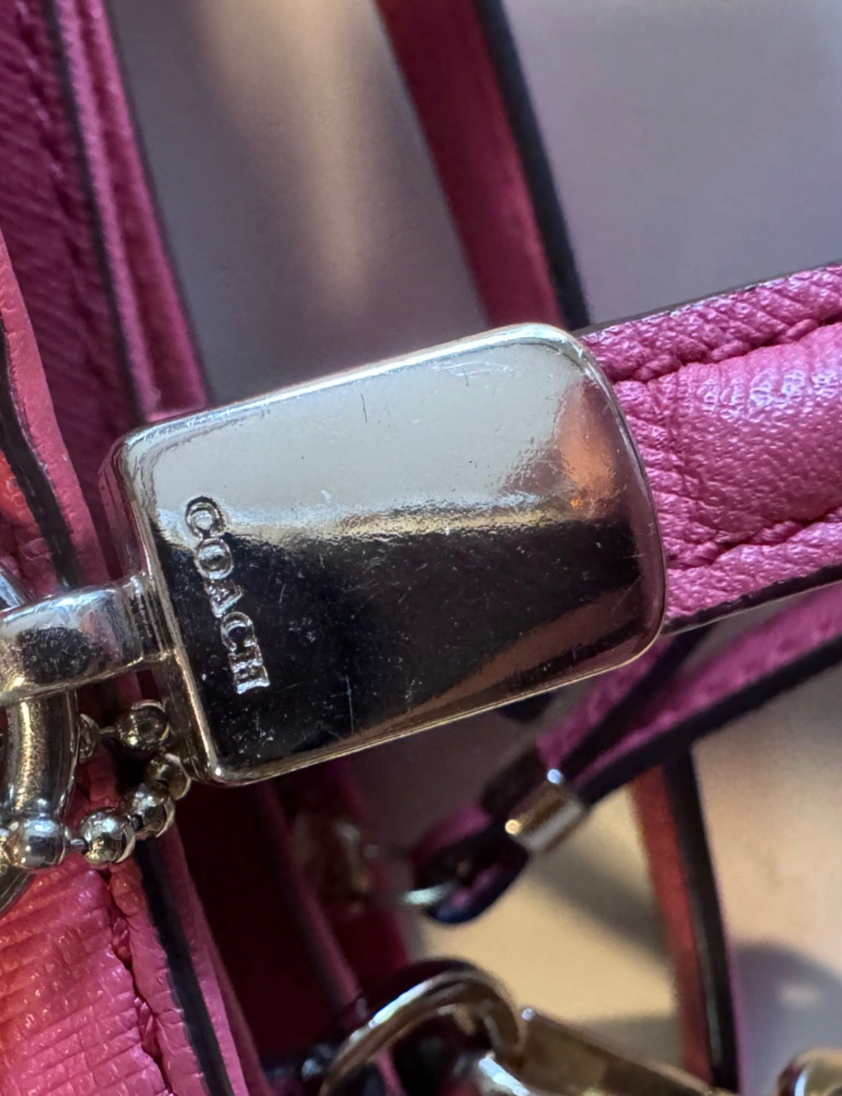 Coach Madison Saffiano Leather Large Christie Carryall Tote