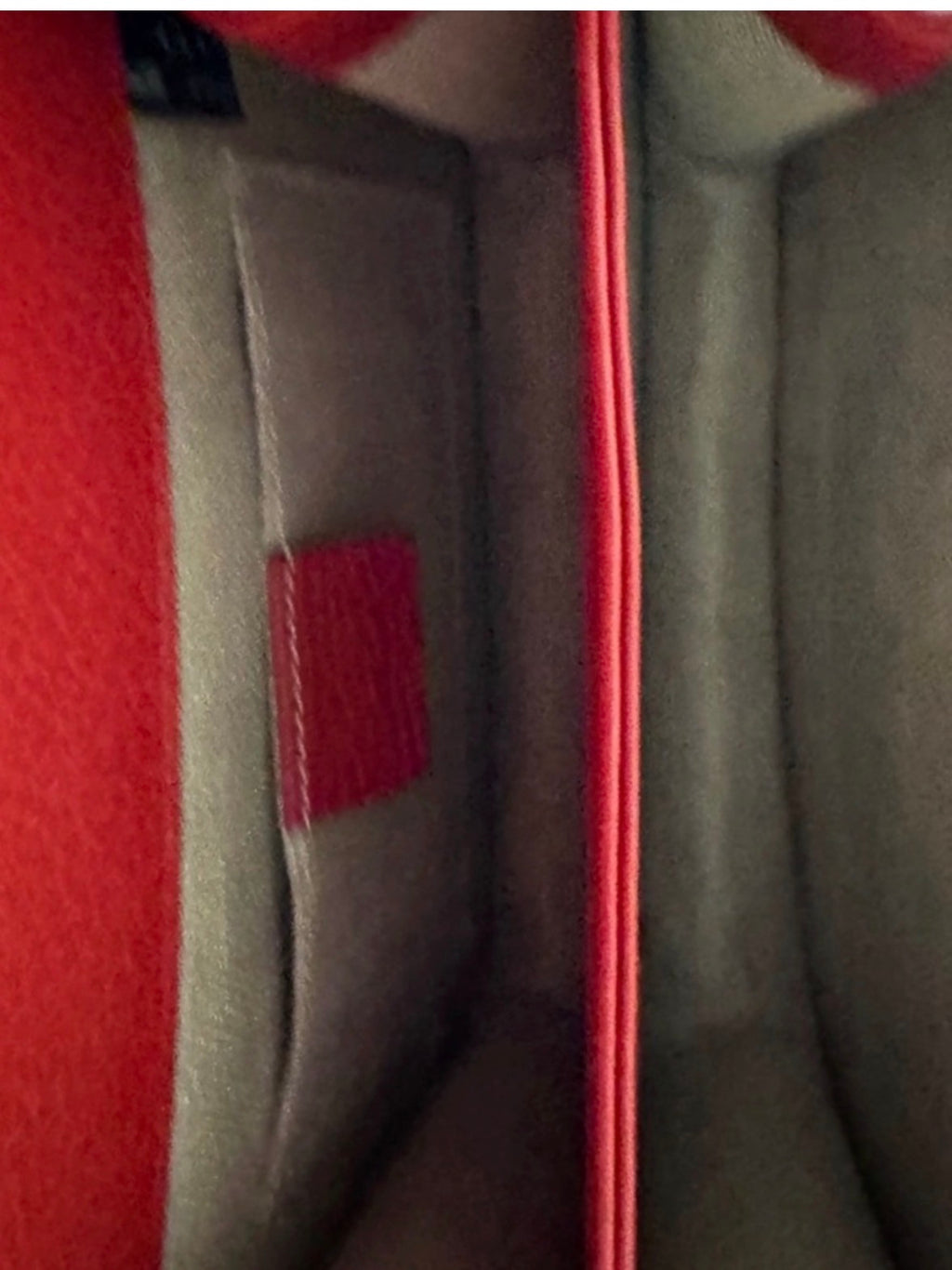 Gucci Red Grained Calfskin Small Interlocking G Crossbody Bag