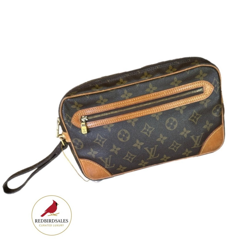 Classic Louis Vuitton Monogram Wristlet — Vintage 1988 (TH 884)