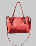 Coach Madison Saffiano Leather Large Christie Carryall Tote