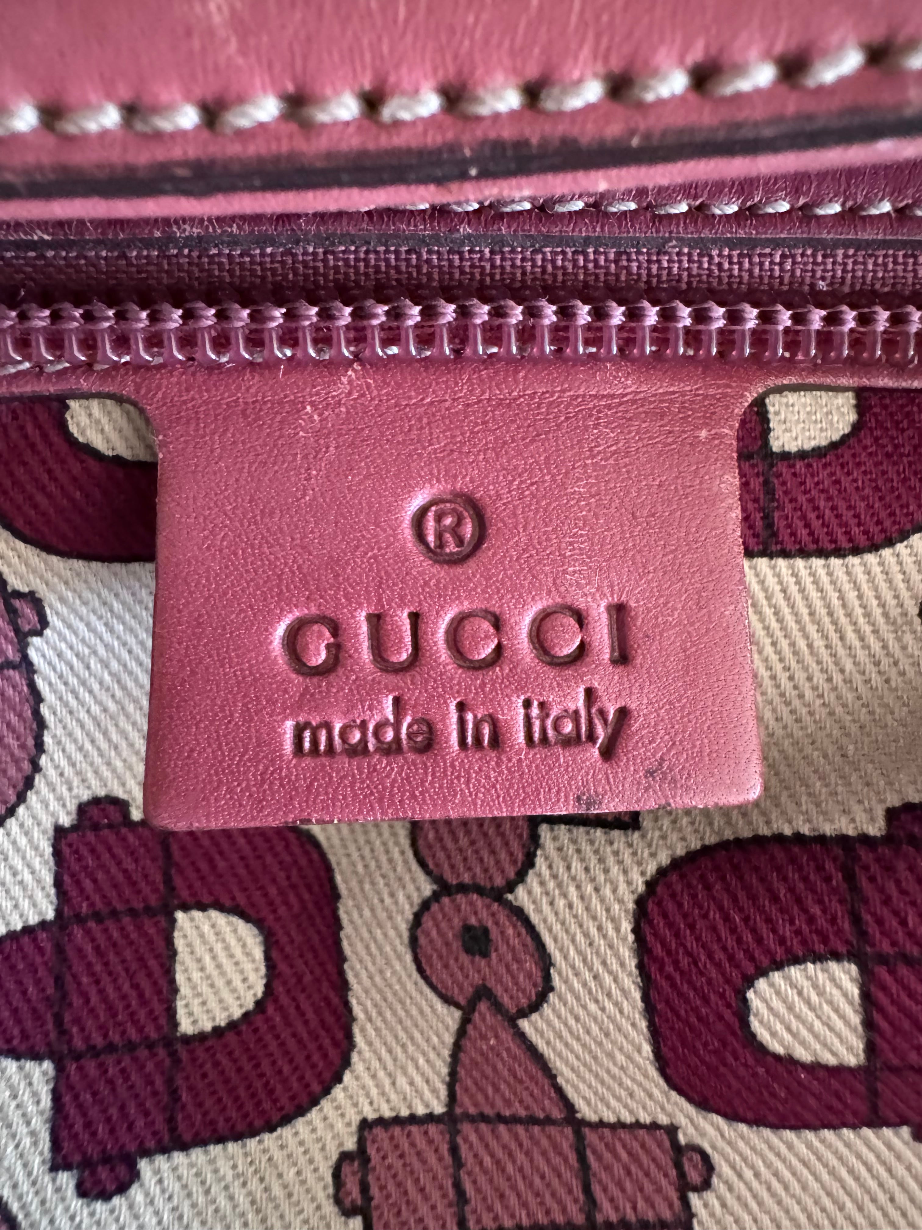 Authentic Gucci Guccissima Leather Horsebit Hobo Tote – Blush Pink