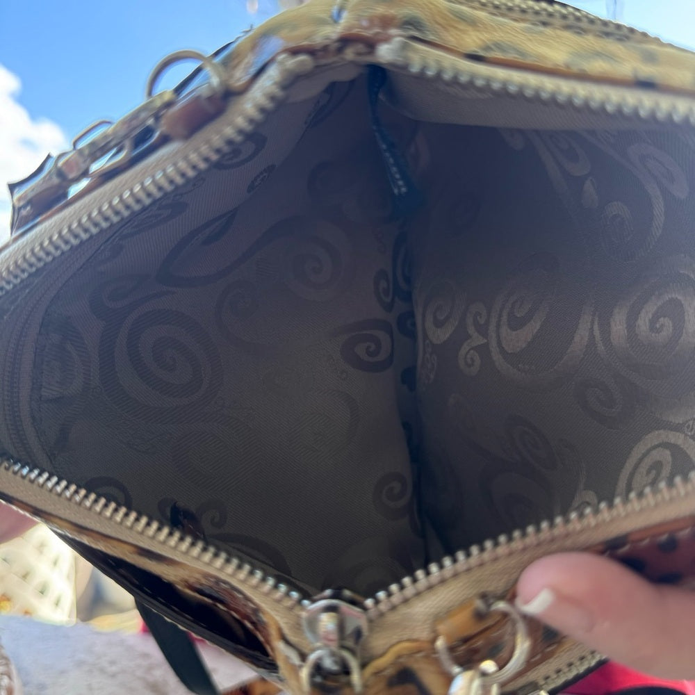 Brighton Leopard Print Crossbody Bag
