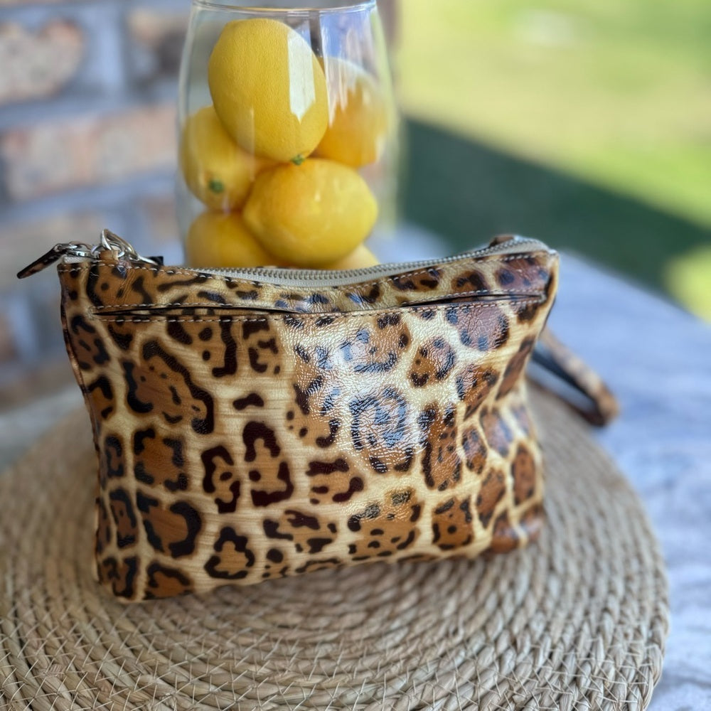 Brighton Leopard Print Crossbody Bag