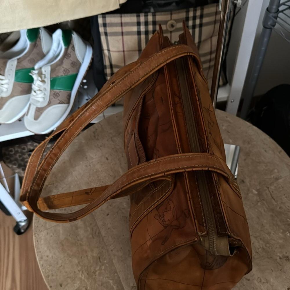 Alviero Martini shoulder tote bag in cognac